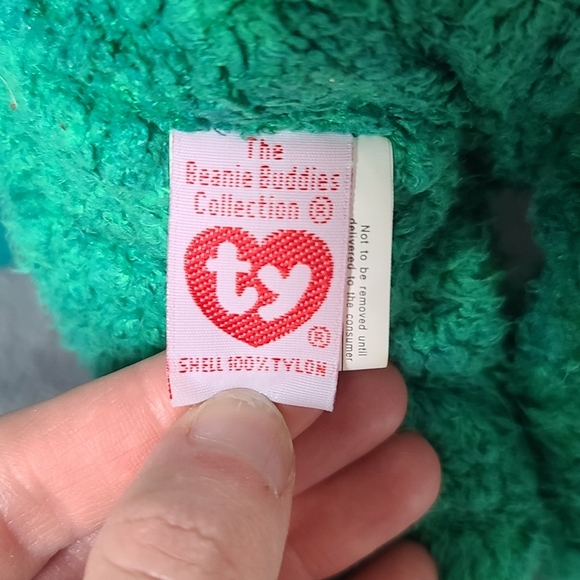 Vintage TY "Wallace" the Bear (2000) Beanie  Buddy - Picture 5 of 6